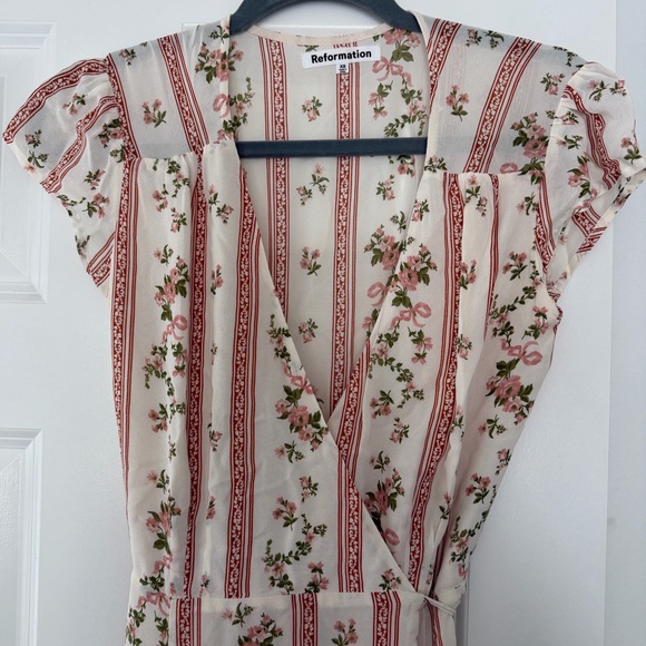 Reformation carina wrap dress - Hampton - Picture 4 of 7